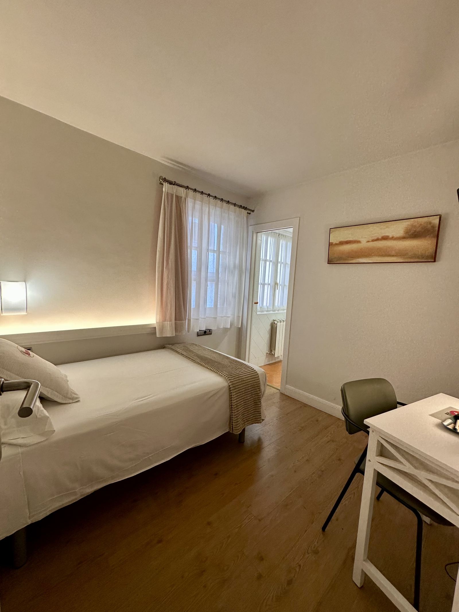 Chambre simple rénovée de l'Hotel Palacete