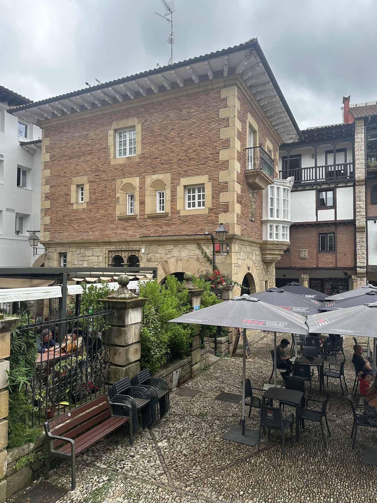 Terrace of Hotel Palacete, seen from Gipuzkoa square